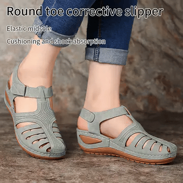 Women Summer Leather Vintage Sandals