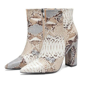 New Winter Thick Heels Ankle Boots