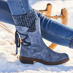 Women Mid-Calf Winter Snow Boots