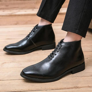 Men Casual Leather Chelsea Boots