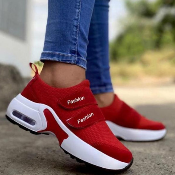 Women Platform Solid Color Sneakers