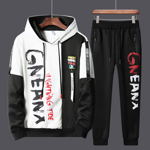 Men Casual Hooded Sets