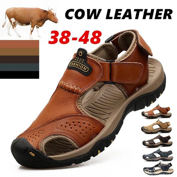 Men Genuine Leather Fashion Sandals