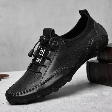 Men Lace-Up Flats Comfortable Loafer