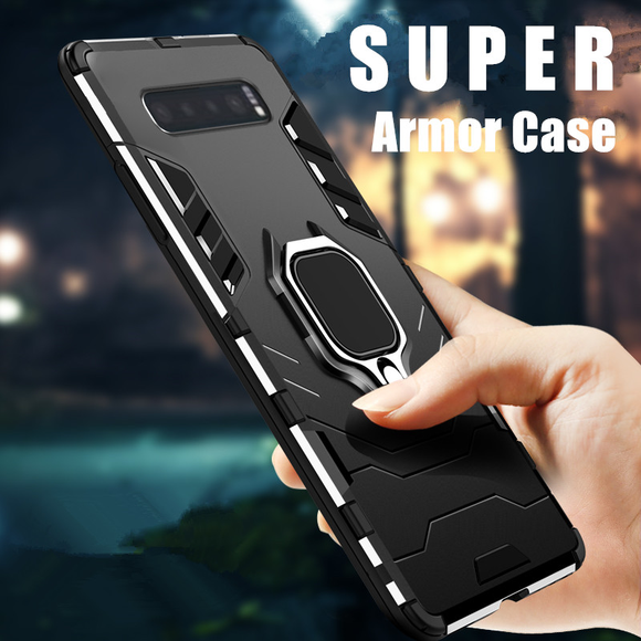 Luxury Silicone Bumper Ring Case For Samsung S8 S9 S10 Plus S10 Lite Note 8 9