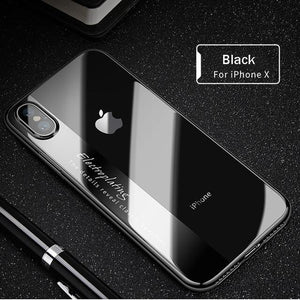 Luxury Armor Shockproof Clear Ultra Thin Soft Case For iPhone X XR XS Max 8 7 PLUS