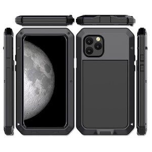 Armor 360 Full Protect Metal Aluminum Case For iPhone 12 Heavy Duty Protection Doom Shockproof Cover