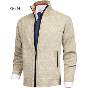 Men Business Casual Knitted Sweater   [Shirts Not Included]