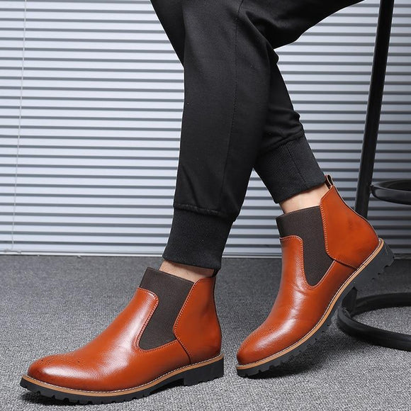 British Style Men's Fashion Ankle Boots ( 💥Over $89+ ,Code SAVE10🛒)