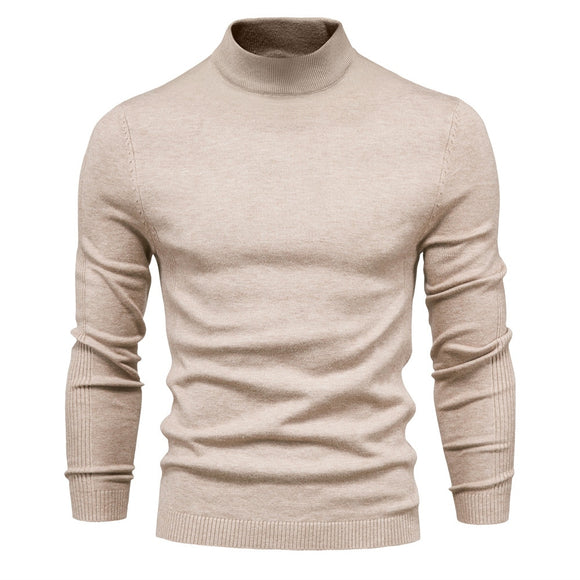 Thickened Warm Men Mid-neck Sweaters