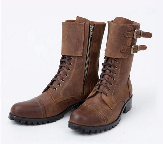 Men's Cowboy Retro Leather Boots