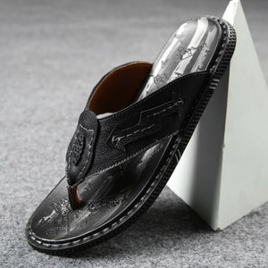 Men's Beach Leather Flip-flops( 💥Over $89+ ,Code SAVE10🛒)
