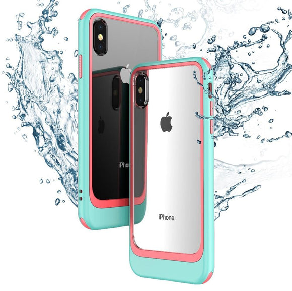 Hot Sale 2 in 1 Combo Acrylic TPU Clear Armor Protection Case for iPhone X XS Max XR