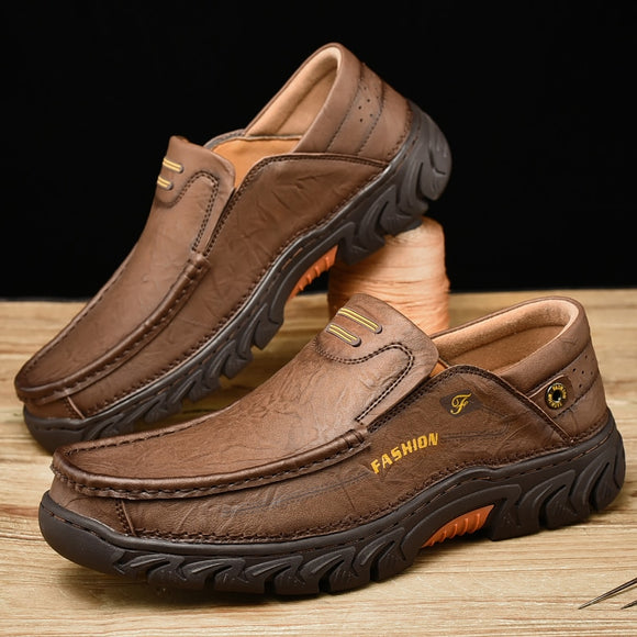 Men Leather Outdoor Comfortable Shoes