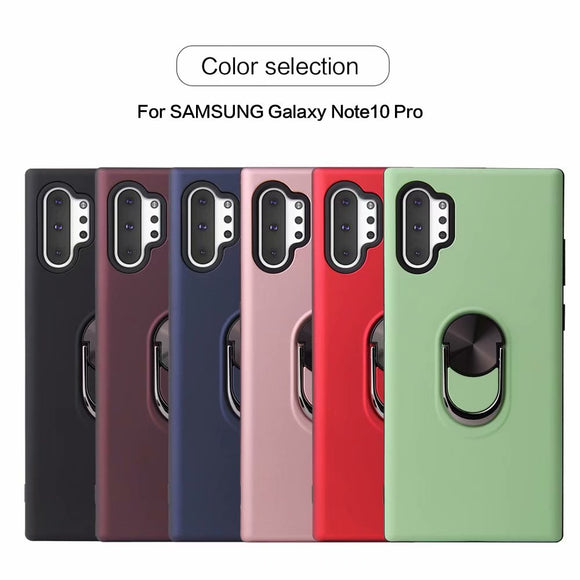 New Samsung Note 10 Case - Thin Soft Ring Kickstand Cover Case For Samsung Series(BUY 2 GET 5% OFF,BUY 3 GET 10% OFF)