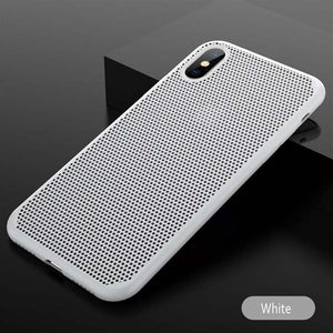 Breathing Mesh Liquid Silicone Heat Dissipation Case For iphone Series(BUY MORE EGT MORE DISCOUNTS)