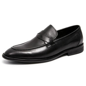 Men Genuine Leather Youth Driving Shoes