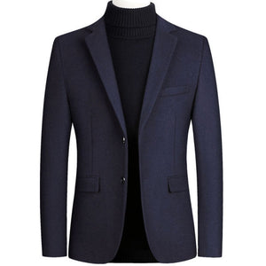 Men Wool Blends Suit Jacket
