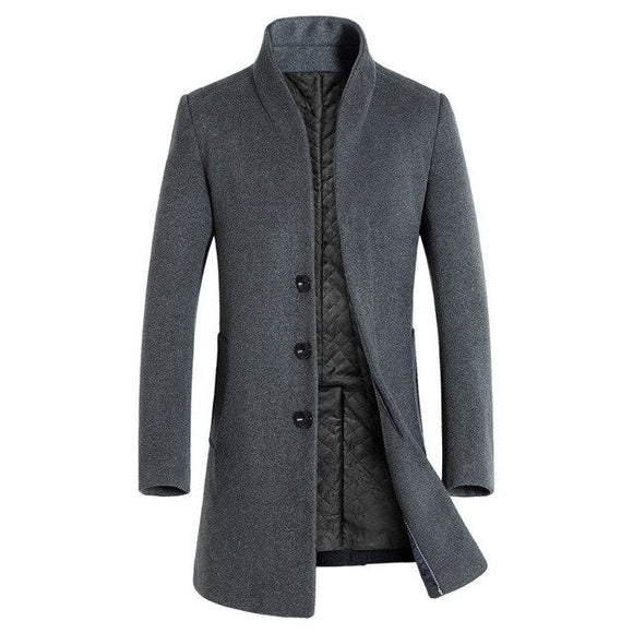 Fashion Thick Men's Trench Coat
