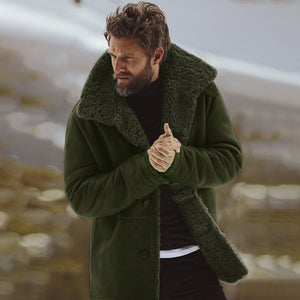 Men Fleece Winter Coat Jacket