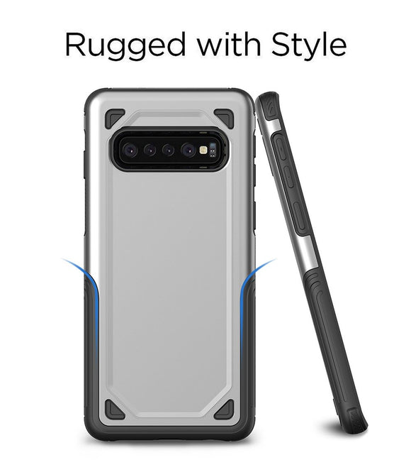 Military Shockproof Armor Hybrid PC+TPU Cover Cases For Samsung S10e S10 Plus Note 9 8 S9 S8 Plus S7 Edge