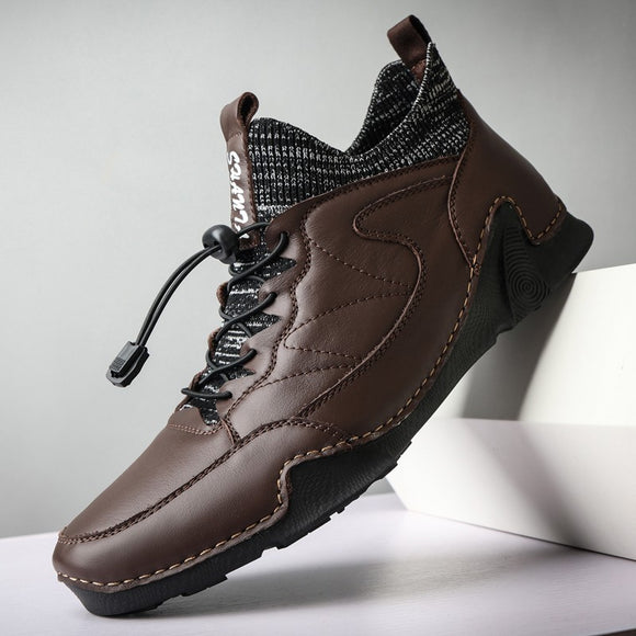 Men Split Leather Comfortable Boots