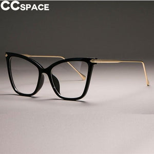 Women Sexy Oversized Metal Frame Brand Designer Optical EyeGlasses