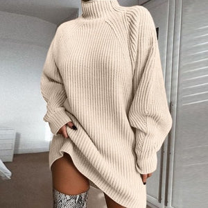 Long Sleeve Sweater Dress Women