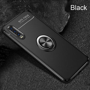 Luxury Magic Ring Soft Shockproof Cases For Huawei P20 P30 Pro Lite Mate 20 Pro Lite