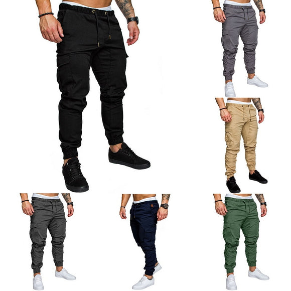 Men Casual Sport Joggers Trousers  ( 💥Over $89+ ,Code SAVE10🛒)