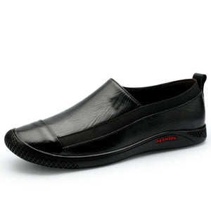 Men Leather Lightweight Shoes
