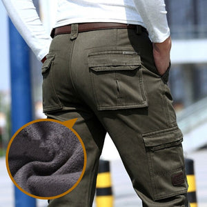 Men Thermal Cargo Pants