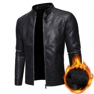 Men Faux Motorcycle 5XL Black Pu Leather Jackets( 💥 $10 OFF OVER $89 🛒)