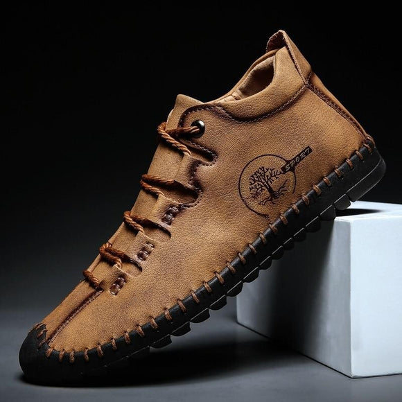 Men Vintage Handmade Ankle Boots