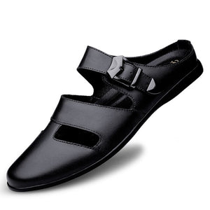 Men Breathable Leather Moccasins shoes