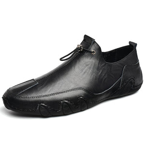 Men Leather Light Casual Soft Shoes