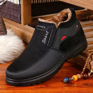 Men Warm Winter Slip On Boots