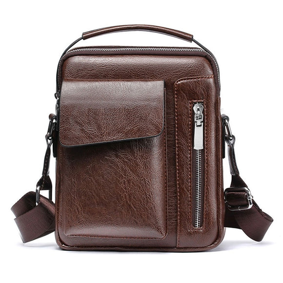 Men Multi-function PU Leather Bags