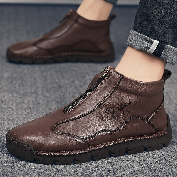 Men Vintage Casual Ankle Boots