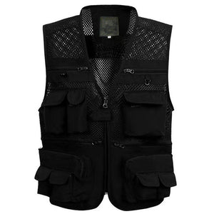 Mesh Work Sleeveless Jacket Male ( 🎄Merry Christmas Two Products Discount Code:LK12 )