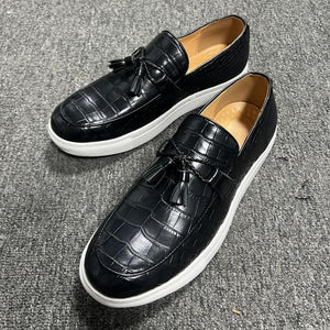 New Genuine Leather Men's Casual Driving Shoes
