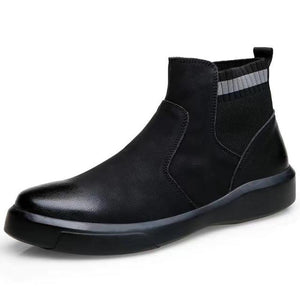New Keep Warm Leather Ankle Boots