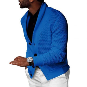 Men Solid Color Hollow Cardigan  ( 💥Over $89+ ,Code SAVE10🛒)