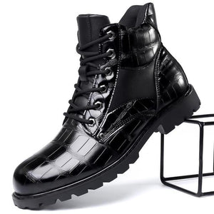 Men Leather Fashion Leisure Boots