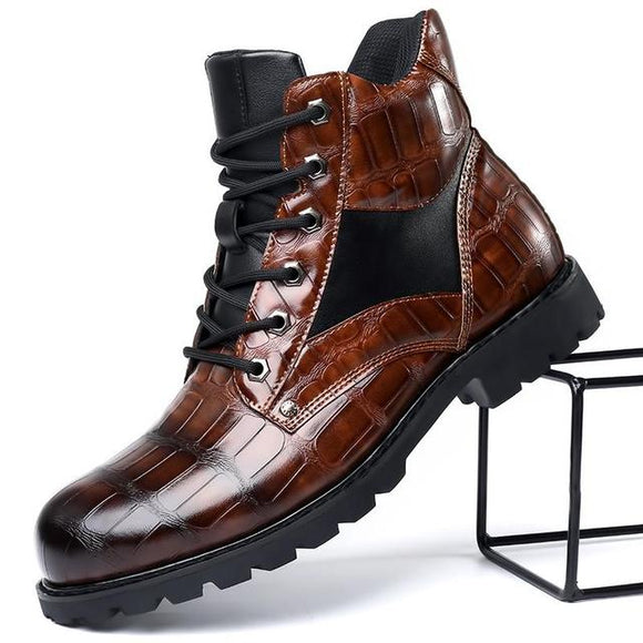 Men Leather Fashion Leisure Boots