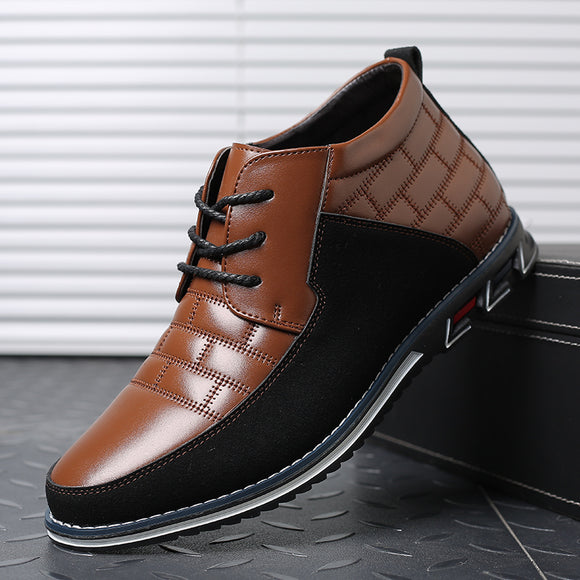Men's Casual Lace-Up Ankle Boots