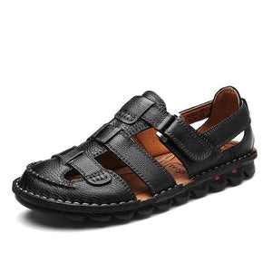 New Comfortable Men Genuine Leather Sandals ( 💥Over $89+ ,Code SAVE10🛒)