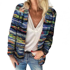 New Fashion Long Sleeve Knitted Cardigan Coat Sweater