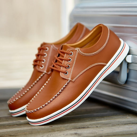 Men Leather Designer Moccasins Shoes