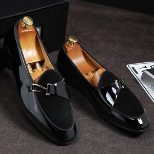 Men Leather Loafers Dress Shoes